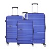 Spacewalk Gloster Hard Luggage Set of 3, 57 cm, 67 cm & 77 cm, 8 Wheels, Blue Spacewalk Gloster Hard Luggage Set of 3, 57 cm, 67 cm & 77 cm, 8 Wheels, Blue