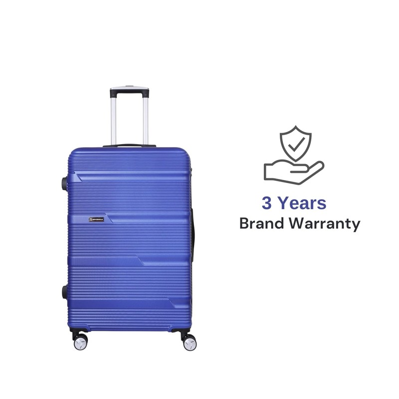 SPACEWALK GLOSTER Hard Luggage, 76L, MEDIUM, Smooth 8 Spinner Wheels, Durable Hard Case ABS Material, Anti-Theft Zip, TSA Lock, Lightweight, Ergonomic Telescopic Handle, 3-Year Warranty SPACEWALK GLOSTER Hard Luggage, 76L, MEDIUM, Smooth 8 Spinner Wheels, Durable Hard Case ABS Material, Anti-Theft Zip, TSA Lock, Lightweight, Ergonomic Telescopic Handle, 3-Year Warranty
