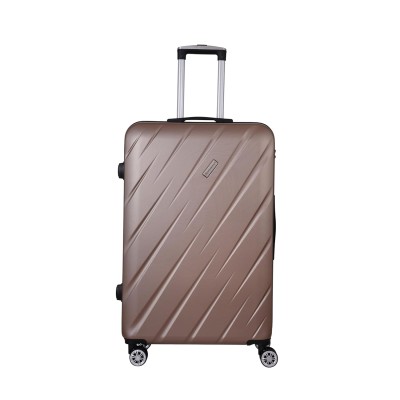 SPACEWALK STYLUX Hard Case ABS Luggage, 107L, LARGE, 8 Spinner Wheels, TSA Lock, Anti-Theft Zip, Lightweight & Durable, 3-Year Warranty, Made in India