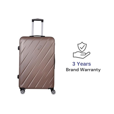 SPACEWALK STYLUX Hard Luggage, 76L, MEDIUM, Smooth 8 Spinner Wheels, Durable Hard Case ABS Material, Anti-Theft Zip, TSA Lock, Lightweight, Ergonomic Telescopic Handle, 3-Year Warranty