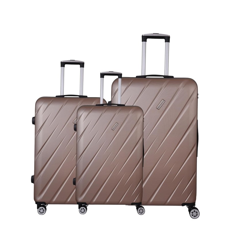 SPACEWALK STYLUX Hard Case ABS Luggage, SET OF 3 (S, M, L), 8 Spinner Wheels, TSA Lock, Anti-Theft Zip, Lightweight & Durable, 3-Year Warranty, Made in India SPACEWALK STYLUX Hard Case ABS Luggage, SET OF 3 (S, M, L), 8 Spinner Wheels, TSA Lock, Anti-Theft Zip, Lightweight & Durable, 3-Year Warranty, Made in India