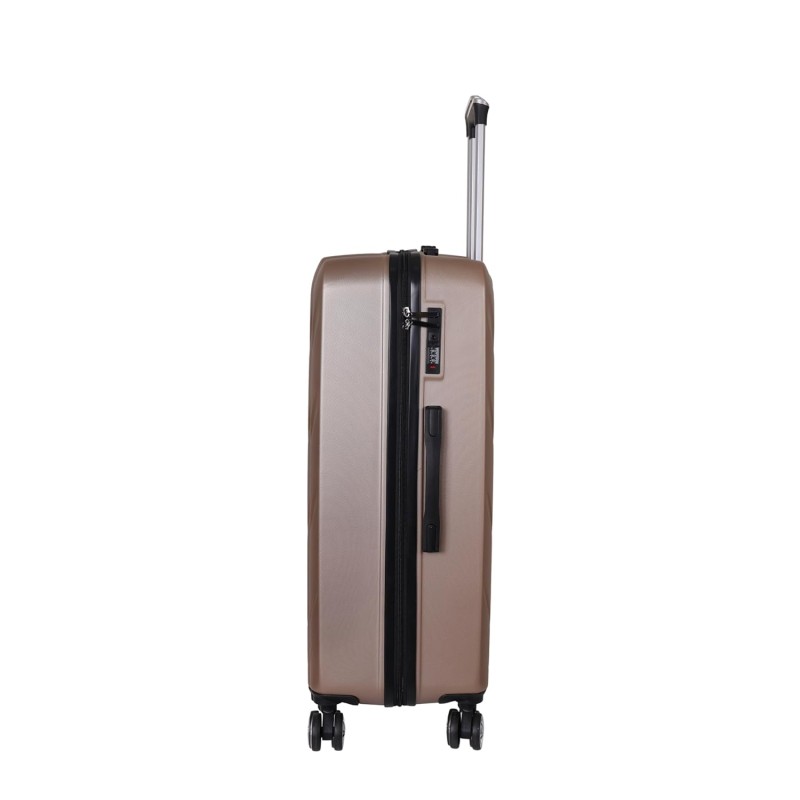 SPACEWALK STYLUX Hard Case ABS Luggage, SMALL, 50L, 8 Spinner Wheels, TSA Lock, Anti-Theft Zip, Lightweight & Durable, 3-Year Warranty, Made in India SPACEWALK STYLUX Hard Case ABS Luggage, SMALL, 50L, 8 Spinner Wheels, TSA Lock, Anti-Theft Zip, Lightweight & Durable, 3-Year Warranty, Made in India