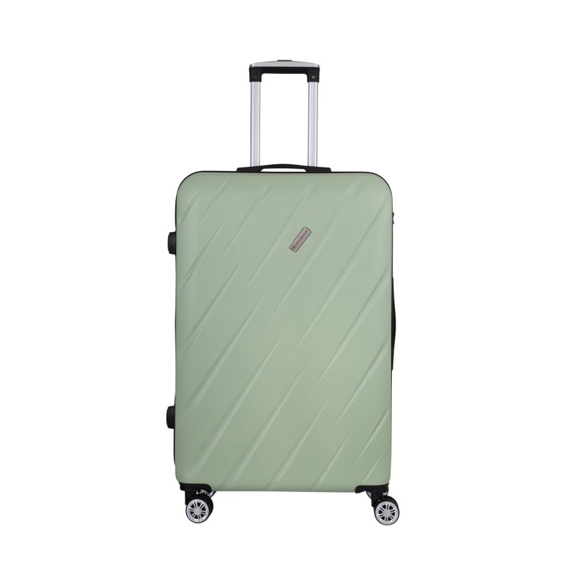 SPACEWALK STYLUX Hard Case ABS Luggage, 107L, LARGE, 8 Spinner Wheels, TSA Lock, Anti-Theft Zip, Lightweight & Durable, 3-Year Warranty, Made in India SPACEWALK STYLUX Hard Case ABS Luggage, 107L, LARGE, 8 Spinner Wheels, TSA Lock, Anti-Theft Zip, Lightweight & Durable, 3-Year Warranty, Made in India