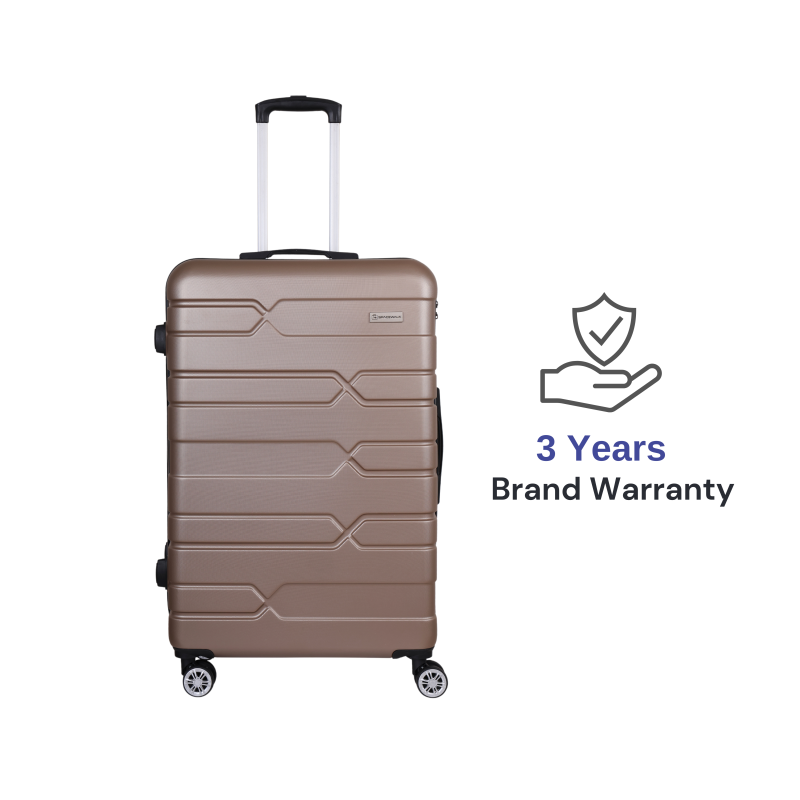 SPACEWALK TOKYO Hard Case ABS Luggage, 107L, LARGE, 8 Spinner Wheels, TSA Lock, Anti-Theft Zip, Lightweight & Durable, 3-Year Warranty, Made in India SPACEWALK TOKYO Hard Case ABS Luggage, 107L, LARGE, 8 Spinner Wheels, TSA Lock, Anti-Theft Zip, Lightweight & Durable, 3-Year Warranty, Made in India