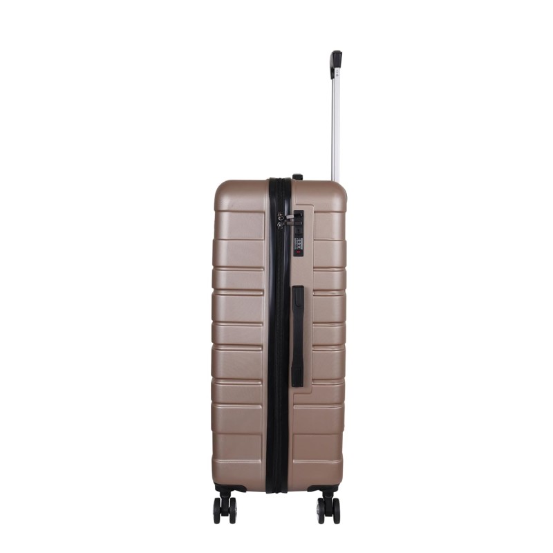SPACEWALK TOKYO Hard Luggage, 76L, MEDIUM, Smooth 8 Spinner Wheels, Durable Hard Case ABS Material, Anti-Theft Zip, TSA Lock, Lightweight, Ergonomic Telescopic Handle, 3-Year Warranty SPACEWALK TOKYO Hard Luggage, 76L, MEDIUM, Smooth 8 Spinner Wheels, Durable Hard Case ABS Material, Anti-Theft Zip, TSA Lock, Lightweight, Ergonomic Telescopic Handle, 3-Year Warranty