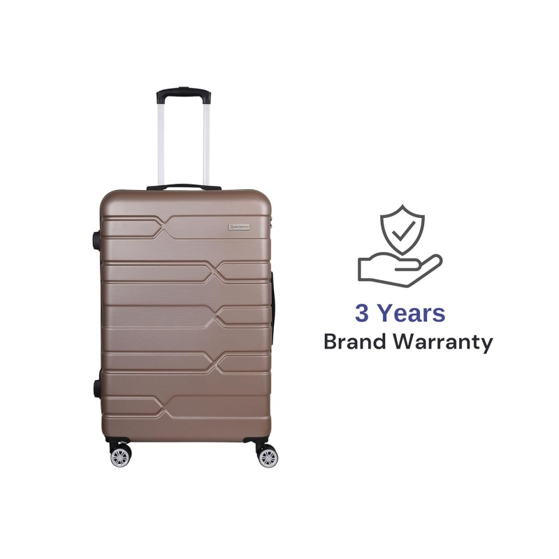 SPACEWALK TOKYO Hard Luggage, 76L, MEDIUM, Smooth 8 Spinner Wheels, Durable Hard Case ABS Material, Anti-Theft Zip, TSA Lock, Lightweight, Ergonomic Telescopic Handle, 3-Year Warranty SPACEWALK TOKYO Hard Luggage, 76L, MEDIUM, Smooth 8 Spinner Wheels, Durable Hard Case ABS Material, Anti-Theft Zip, TSA Lock, Lightweight, Ergonomic Telescopic Handle, 3-Year Warranty