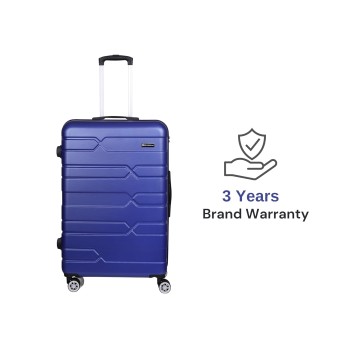 SPACEWALK TOKYO Hard Luggage, 76L, MEDIUM, Smooth 8 Spinner Wheels, Durable Hard Case ABS Material, Anti-Theft Zip, TSA Lock, Lightweight, Ergonomic Telescopic Handle, 3-Year Warranty
