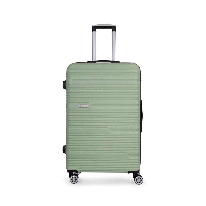 SPACEWALK GLOSTER Hard Case ABS Luggage, 107L, LARGE, 8 Spinner Wheels, TSA Lock, Anti-Theft Zip, Lightweight & Durable, 3-Year Warranty, Made in India SPACEWALK GLOSTER Hard Case ABS Luggage, 107L, LARGE, 8 Spinner Wheels, TSA Lock, Anti-Theft Zip, Lightweight & Durable, 3-Year Warranty, Made in India