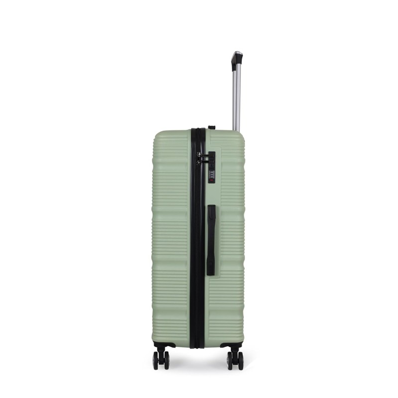 SPACEWALK GLOSTER Hard Case ABS Luggage, 107L, LARGE, 8 Spinner Wheels, TSA Lock, Anti-Theft Zip, Lightweight & Durable, 3-Year Warranty, Made in India SPACEWALK GLOSTER Hard Case ABS Luggage, 107L, LARGE, 8 Spinner Wheels, TSA Lock, Anti-Theft Zip, Lightweight & Durable, 3-Year Warranty, Made in India