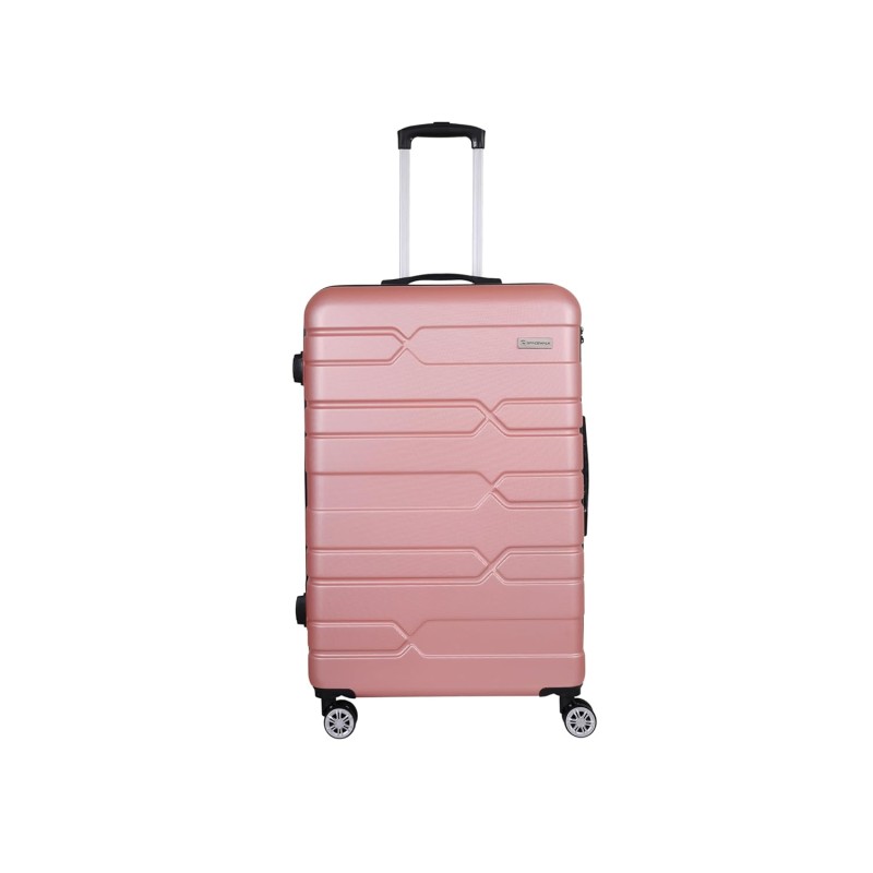SPACEWALK TOKYO Hard Luggage, 76L, MEDIUM, Smooth 8 Spinner Wheels, Durable Hard Case ABS Material, Anti-Theft Zip, TSA Lock, Lightweight, Ergonomic Telescopic Handle, 3-Year Warranty SPACEWALK TOKYO Hard Luggage, 76L, MEDIUM, Smooth 8 Spinner Wheels, Durable Hard Case ABS Material, Anti-Theft Zip, TSA Lock, Lightweight, Ergonomic Telescopic Handle, 3-Year Warranty
