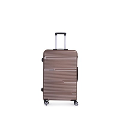SPACEWALK GLOSTER Hard Case ABS Luggage, SMALL, 50L, 8 Spinner Wheels, TSA Lock, Anti-Theft Zip, Lightweight & Durable, 3-Year Warranty, Made in India