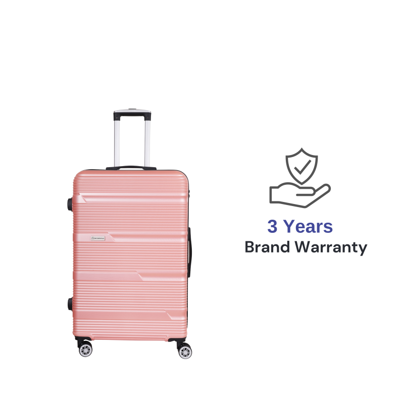SPACEWALK GLOSTER Hard Case ABS Luggage, SMALL, 50L, 8 Spinner Wheels, TSA Lock, Anti-Theft Zip, Lightweight & Durable, 3-Year Warranty, Made in India SPACEWALK GLOSTER Hard Case ABS Luggage, SMALL, 50L, 8 Spinner Wheels, TSA Lock, Anti-Theft Zip, Lightweight & Durable, 3-Year Warranty, Made in India