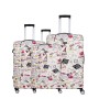 Spacewalk Cadillac Special Edition PC + ABS Luggage Set of 3, 8 Wheels, 3 Year Warranty
