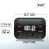 boAt EnergyShroom PB600 PowerPulse 27000mAh Power Bank| 160W Total Output, 2xUSB-C (2-Way Port), 2xUSB-A Port, 100W Type-C to C Cable, Compatible w/Laptop, Smartphone, Tablets Earphone,Watch(Gunmetal) boAt EnergyShroom PB600 PowerPulse 27000mAh Power Bank| 160W Total Output, 2xUSB-C (2-Way Port), 2xUSB-A Port, 100W Type-C to C Cable, Compatible w/Laptop, Smartphone, Tablets Earphone,Watch(Gunmetal)