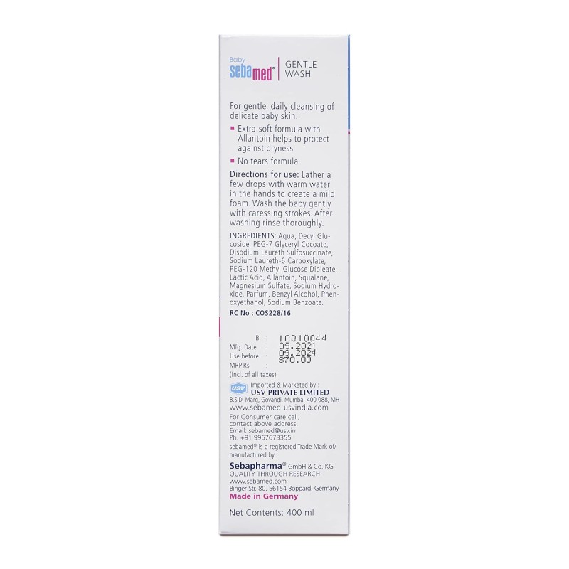 Sebamed Baby Gentle Wash 400ml Sebamed Baby Gentle Wash 400ml