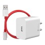 Portronics 35W Adapto 35A USB-A Fast Charging Adaptor with 1M Charging Cable, Support VOOC Charging /WARP Charging /Dash Charging