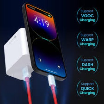Portronics 35W Adapto 35A USB-A Fast Charging Adaptor with 1M Charging Cable, Support VOOC Charging /WARP Charging /Dash Charging Portronics 35W Adapto 35A USB-A Fast Charging Adaptor with 1M Charging Cable, Support VOOC Charging /WARP Charging /Dash Charging