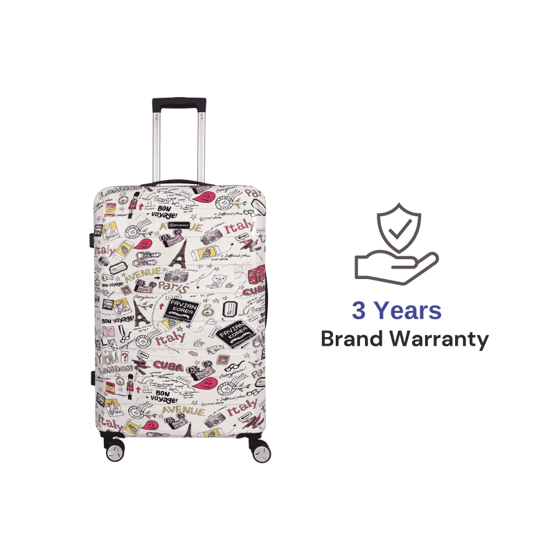 Spacewalk Cadillac Special Edition Luggage, 67 cm, 8 Wheels, 3 Year Warranty Spacewalk Cadillac Special Edition Luggage, 67 cm, 8 Wheels, 3 Year Warranty
