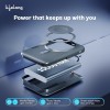 Lifelong Electronics 10000mAh MagSafe Wireless Fast Charging Power Bank for iPhone, Apple Watch, Airpods & All Qi Enabled Phones | QC 3.0 Powerbank (22.5W Output) | Cable & Stand + Extra Magnetic Ring Lifelong Electronics 10000mAh MagSafe Wireless Fast Charging Power Bank for iPhone, Apple Watch, Airpods & All Qi Enabled Phones | QC 3.0 Powerbank (22.5W Output) | Cable & Stand + Extra Magnetic Ring