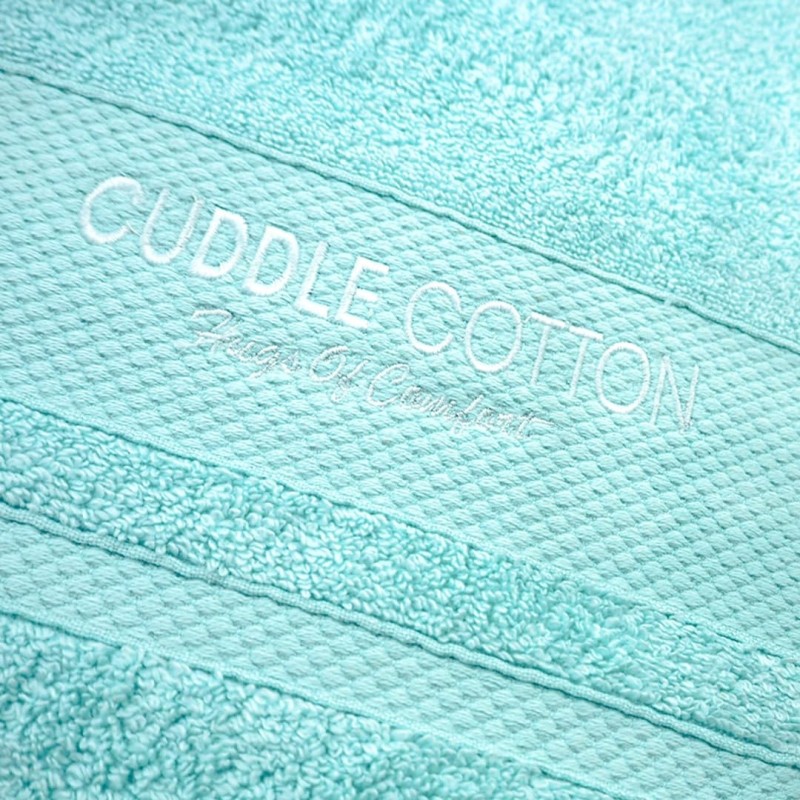 Cuddle Cotton Regalia Zero Twist Bath Towel, 600 GSM, 75 cm x 150 cm, Arctic Blue Cuddle Cotton Regalia Zero Twist Bath Towel, 600 GSM, 75 cm x 150 cm, Arctic Blue