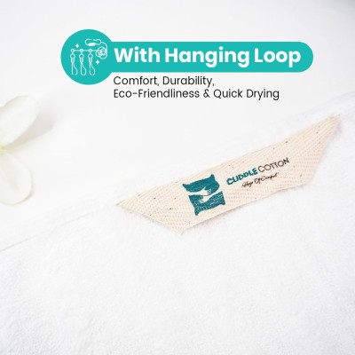 Cuddle Cotton Elite Bath Towel, 75 x 150 cm, 580 GSM, Wave Design, Ivory White Cuddle Cotton Elite Bath Towel, 75 x 150 cm, 580 GSM, Wave Design, Ivory White