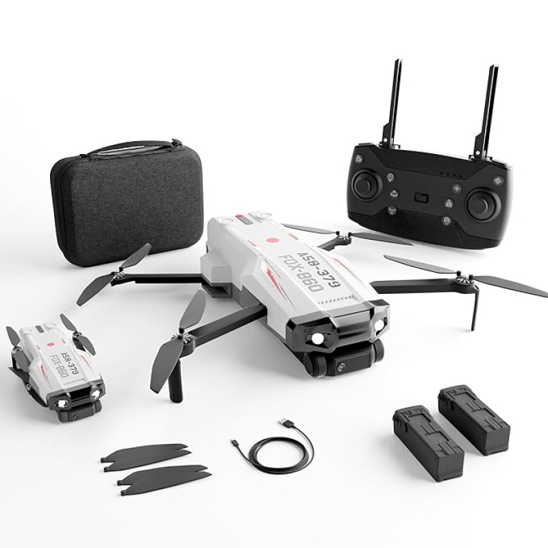 Lifelong Foldable Drone Toy for Kids | Dual VGA Camera |30 Mins Fly Time - 2 Batteries| 120� Wide Angle, 360� Flip, Altitude Hold |2X 1200mAh Batteries, App Control | Brushless Motor, 200-250ft Range Lifelong Foldable Drone Toy for Kids | Dual VGA Camera |30 Mins Fly Time - 2 Batteries| 120� Wide Angle, 360� Flip, Altitude Hold |2X 1200mAh Batteries, App Control | Brushless Motor, 200-250ft Range
