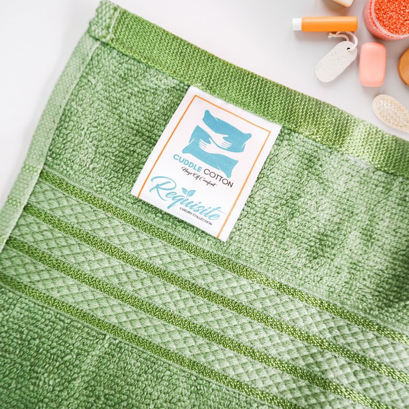 Cuddle Cotton Requisite 100% Cotton Bath Towel, 400 GSM, 70 cm x 147 cm, Emerald Green Cuddle Cotton Requisite 100% Cotton Bath Towel, 400 GSM, 70 cm x 147 cm, Emerald Green