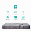 Cuddle Cotton Requisite 100% Cotton Bath Towel, 400 GSM, 70 cm x 147 cm, Sleek Grey Cuddle Cotton Requisite 100% Cotton Bath Towel, 400 GSM, 70 cm x 147 cm, Sleek Grey