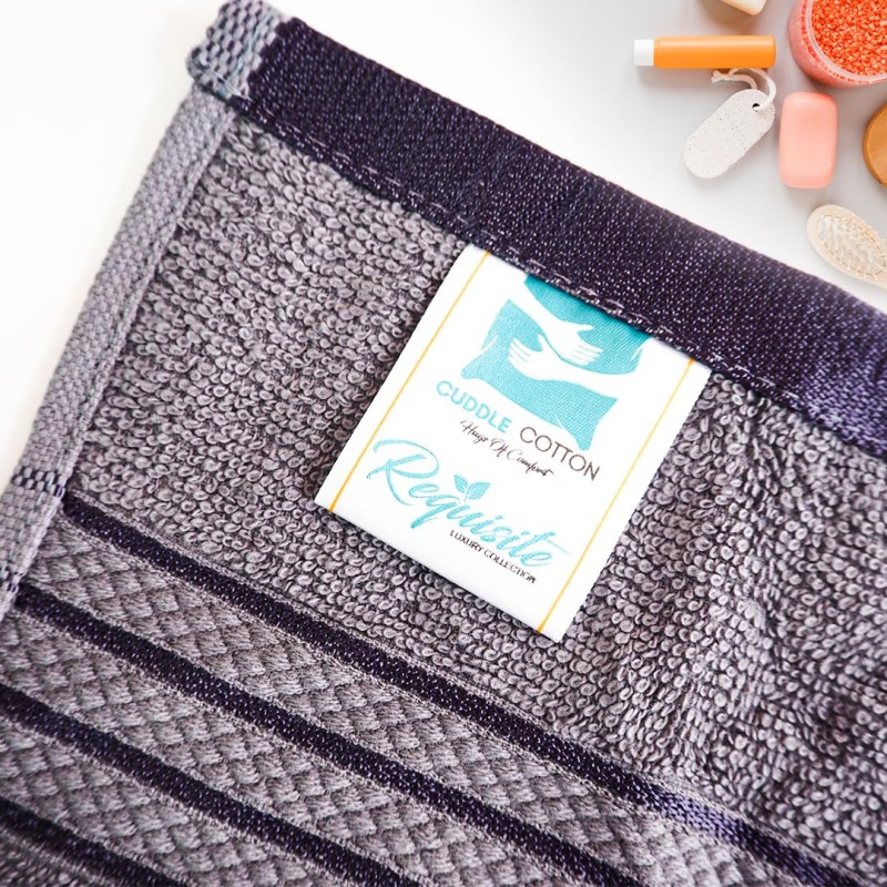 Cuddle Cotton Requisite 100% Cotton Bath Towel, 400 GSM, 70 cm x 147 cm, Sleek Grey Cuddle Cotton Requisite 100% Cotton Bath Towel, 400 GSM, 70 cm x 147 cm, Sleek Grey