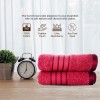 Cuddle Cotton Requisite Hand Towel Set of 2, 40 cm x 60 cm, 400 GSM, Merlot Red 100% Cotton Cuddle Cotton Requisite Hand Towel Set of 2, 40 cm x 60 cm, 400 GSM, Merlot Red 100% Cotton