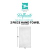 Cuddle Cotton Requisite Hand Towel Set of 2, 40 cm x 60 cm, 400 GSM, Beige Brown 100% Cotton Cuddle Cotton Requisite Hand Towel Set of 2, 40 cm x 60 cm, 400 GSM, Beige Brown 100% Cotton