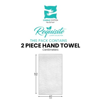 Cuddle Cotton Requisite Hand Towel Set of 2, 40 cm x 60 cm, 400 GSM, Blush Pink 100% Cotton Cuddle Cotton Requisite Hand Towel Set of 2, 40 cm x 60 cm, 400 GSM, Blush Pink 100% Cotton