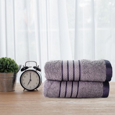 Cuddle Cotton Requisite Hand Towel Set of 2, 40 cm x 60 cm, 400 GSM, Sleek Grey 100% Cotton