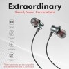 HUMBLE in Ear Wired Earphones with Mic for Type-C Port,10Mm Dynamic Drivers for Enhanced Bass,in Line Controls for Volume and Calls,1.2M Tangle Free Silicone Cable,Wide Compatibility,Metal Alloy Body HUMBLE in Ear Wired Earphones with Mic for Type-C Port,10Mm Dynamic Drivers for Enhanced Bass,in Line Controls for Volume and Calls,1.2M Tangle Free Silicone Cable,Wide Compatibility,Metal Alloy Body