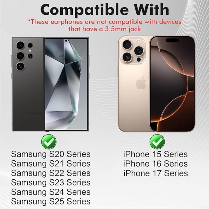 HUMBLE in Ear Wired Earphones with Mic for Type-C Port,10Mm Dynamic Drivers for Enhanced Bass,in Line Controls for Volume and Calls,1.2M Tangle Free Silicone Cable,Wide Compatibility,Metal Alloy Body HUMBLE in Ear Wired Earphones with Mic for Type-C Port,10Mm Dynamic Drivers for Enhanced Bass,in Line Controls for Volume and Calls,1.2M Tangle Free Silicone Cable,Wide Compatibility,Metal Alloy Body