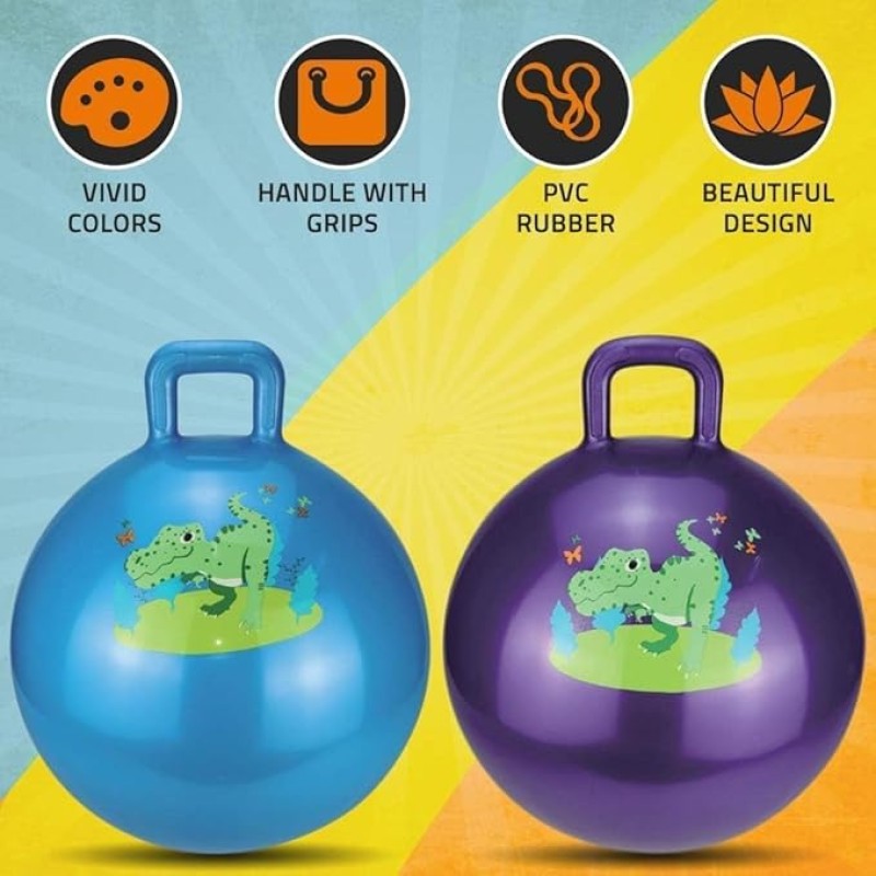 MiniSteps Sit & Bounce Hop Ball for Kids Indoor & Outdoor Jumping Toy, Durable Rubber Bouncing Ball (Size 56cm/22 Inch, Multicolor) MiniSteps Sit & Bounce Hop Ball for Kids Indoor & Outdoor Jumping Toy, Durable Rubber Bouncing Ball (Size 56cm/22 Inch, Multicolor)