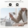 Baseus Airpow II Qi2 Magnetic Wireless Power Bank 10000mAh � 22.5W Fast Charging, MagSafe Compatible, Type-C Cable Included � Moon White