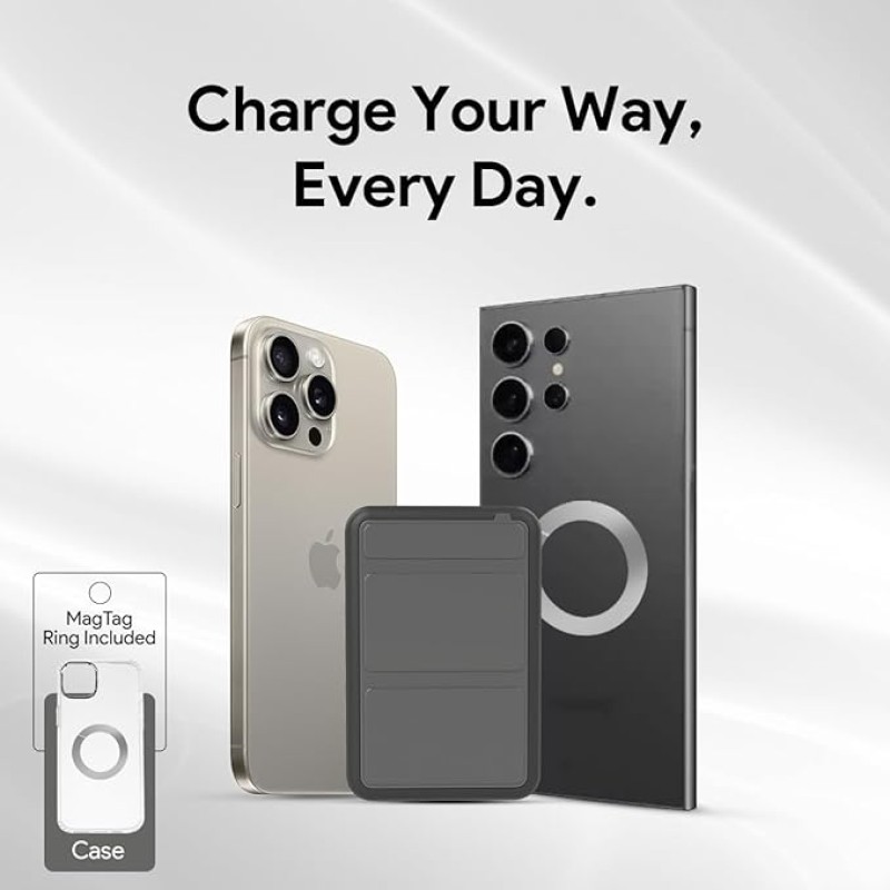 FLiX (Beetel) MagConnect Elite 10,000mAh 15W Magnetic Wireless Output,22.5W QC Pocket Power Delivery PPS,Type C & Type A Input/Output,Rapid Charge,LED Display,Perfect for iPhone 12,13,14(Black) FLiX (Beetel) MagConnect Elite 10,000mAh 15W Magnetic Wireless Output,22.5W QC Pocket Power Delivery PPS,Type C & Type A Input/Output,Rapid Charge,LED Display,Perfect for iPhone 12,13,14(Black)