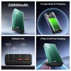 boAt Energyshroom PB401 20000mAh Power Bank| Micro USB and Type C (2-Way Input Ports), 22.5W, 3X Output Ports, Compatible with Tablets, Smartphones, Earbuds, Smartwatch (Pine Green) boAt Energyshroom PB401 20000mAh Power Bank| Micro USB and Type C (2-Way Input Ports), 22.5W, 3X Output Ports, Compatible with Tablets, Smartphones, Earbuds, Smartwatch (Pine Green)