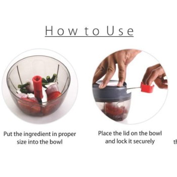 Royal Kitchenware Plastic Turbo Chopper Royal Kitchenware Plastic Turbo Chopper