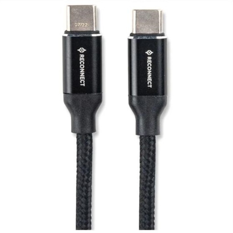 Reconnect usb-c Nylon braided cable | Fast charging and Data Sync | c cable for samsung, vivo, redmi, realme, oppo, oneplus, infinix, poco, xiaomi, motorola, itel and more...