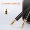 CableCreation 15 Feet 6.35mm 1/4" TRS to 6.35mm 1/4" TRS Balanced Stereo Audio Cable, Male to Male, 4.5 Meters (Black) CableCreation 15 Feet 6.35mm 1/4" TRS to 6.35mm 1/4" TRS Balanced Stereo Audio Cable, Male to Male, 4.5 Meters (Black)