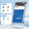 ORICO 2.5" External Hard Drive Enclosure, SATA III to USB Type-C for HDD/SSD - Tool Free Installation, Transparent Design, Supports UASP and up to 4TB ORICO 2.5" External Hard Drive Enclosure, SATA III to USB Type-C for HDD/SSD - Tool Free Installation, Transparent Design, Supports UASP and up to 4TB