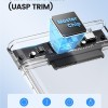 ORICO 2.5" External Hard Drive Enclosure, SATA III to USB Type-C for HDD/SSD - Tool Free Installation, Transparent Design, Supports UASP and up to 4TB ORICO 2.5" External Hard Drive Enclosure, SATA III to USB Type-C for HDD/SSD - Tool Free Installation, Transparent Design, Supports UASP and up to 4TB