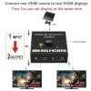 Farraige®HDMI Switch Splitter, 2 Port Bi-Directional Manual HDMI Switch 2 in 1 Out or 1 in 2 Out Splitter Supports 4K 2K 3D Full HD 1080p Farraige®HDMI Switch Splitter, 2 Port Bi-Directional Manual HDMI Switch 2 in 1 Out or 1 in 2 Out Splitter Supports 4K 2K 3D Full HD 1080p