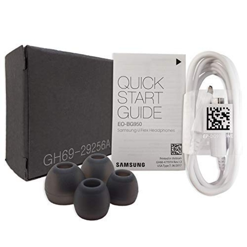 Samsung U Flex Bluetooth Wireless in-Ear Headphones HD Sound and Mic - with Car-Charger 4FT USB Kit (US Model - Retail Packing) Samsung U Flex Bluetooth Wireless in-Ear Headphones HD Sound and Mic - with Car-Charger 4FT USB Kit (US Model - Retail Packing)