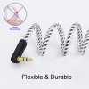 Cablecreation Audio Auxiliary Stereo Extension Cable Trs 3.5Mm Stereo Jack Male To Female, Stereo Jack Cord For Phones, Headphones, Speakers, Tablets, Pc, Mp3 Player 3Ft - Black And White Cablecreation Audio Auxiliary Stereo Extension Cable Trs 3.5Mm Stereo Jack Male To Female, Stereo Jack Cord For Phones, Headphones, Speakers, Tablets, Pc, Mp3 Player 3Ft - Black And White