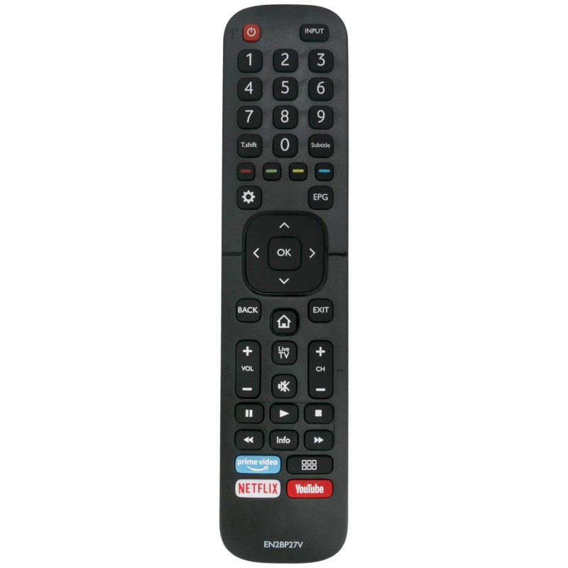ALLIMITY EN2BP27V Replacement Remote Control fit for VU LED TV LED40K16 LEDN50K310X3D LTDN55XT780XWAU3D LTDN65XT780XWAU3D 43UH 50QDV 55QDV 65QDV 75QDV 50SM 43-UH 50-QDV 55-QDV 65-QDV 75-QDV 50SM ALLIMITY EN2BP27V Replacement Remote Control fit for VU LED TV LED40K16 LEDN50K310X3D LTDN55XT780XWAU3D LTDN65XT780XWAU3D 43UH 50QDV 55QDV 65QDV 75QDV 50SM 43-UH 50-QDV 55-QDV 65-QDV 75-QDV 50SM