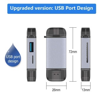 FarraigeĀ® 6 in 1 with OTG, SD Card Reader, USB Type C, USB 3.0 and Micro USB, for Memory Card | Portable| Compatible with TF, SD, Micro SD, SDHC, SDXC, MMC, RS-MMC, Micro SDXC FarraigeĀ® 6 in 1 with OTG, SD Card Reader, USB Type C, USB 3.0 and Micro USB, for Memory Card | Portable| Compatible with TF, SD, Micro SD, SDHC, SDXC, MMC, RS-MMC, Micro SDXC