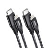 Esr Usb-C To Lightning Cable, (1 Meter, Mfi-Certified), Pd Fast Charging Adapter Cable For Iphone 13/13 Mini/13 Pro/13 Pro Max/12/12 Mini/12 Pro/12 Pro Max/Se 2022/11/Xr,Braided Nylon,(Pack of 1),Blk Esr Usb-C To Lightning Cable, (1 Meter, Mfi-Certified), Pd Fast Charging Adapter Cable For Iphone 13/13 Mini/13 Pro/13 Pro Max/12/12 Mini/12 Pro/12 Pro Max/Se 2022/11/Xr,Braided Nylon,(Pack of 1),Blk